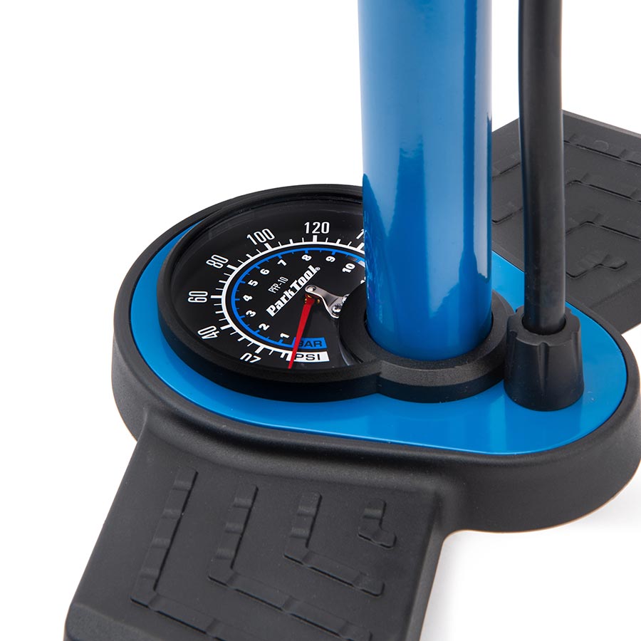 760597-01::1::760597-01::Park Tool, PFP-10, Pompe à pied, 160psi, Bleu