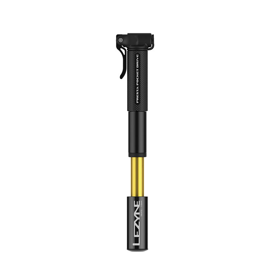 760613-01::2::760613-01::Lezyne, PRESTA POCKET DRIVE, Pompe, 145mm, 160psi, Noir