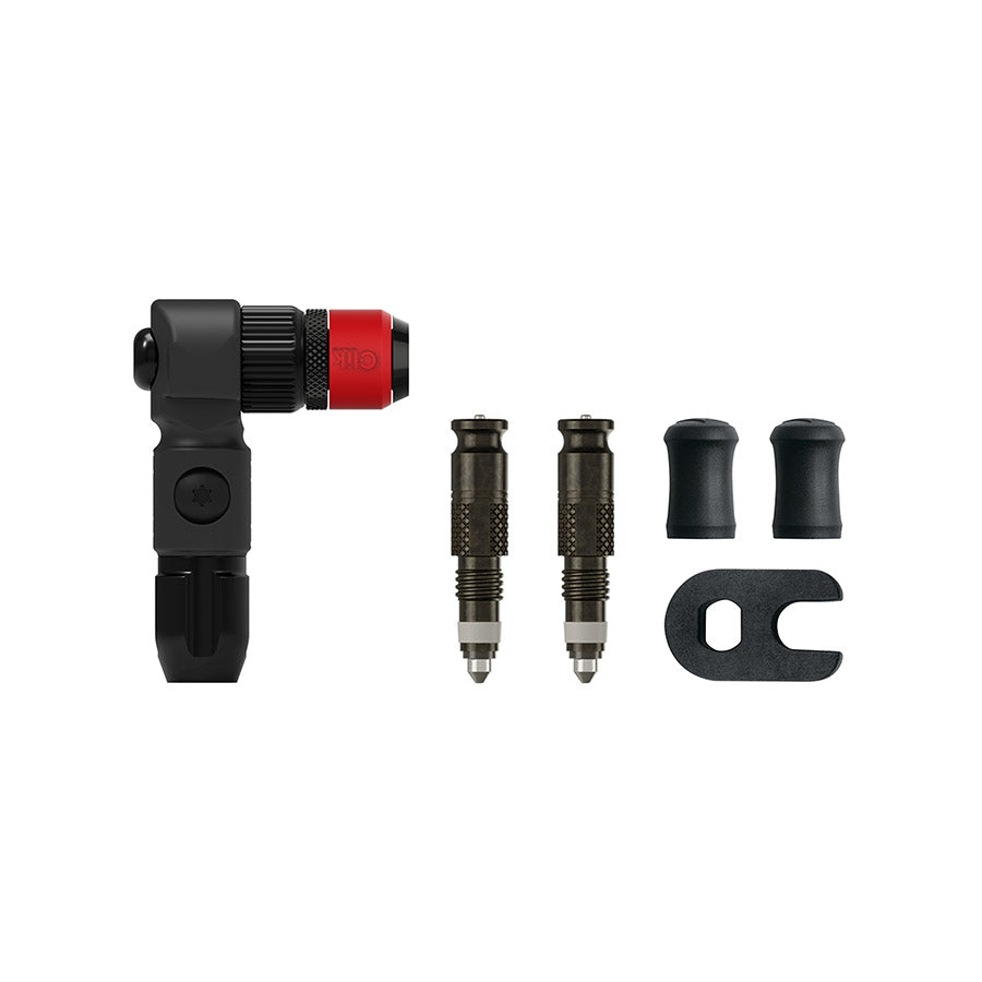 760621-01::0::760621-01::Lezyne, Tête ABS Pro CLIK avec coeurs de valves