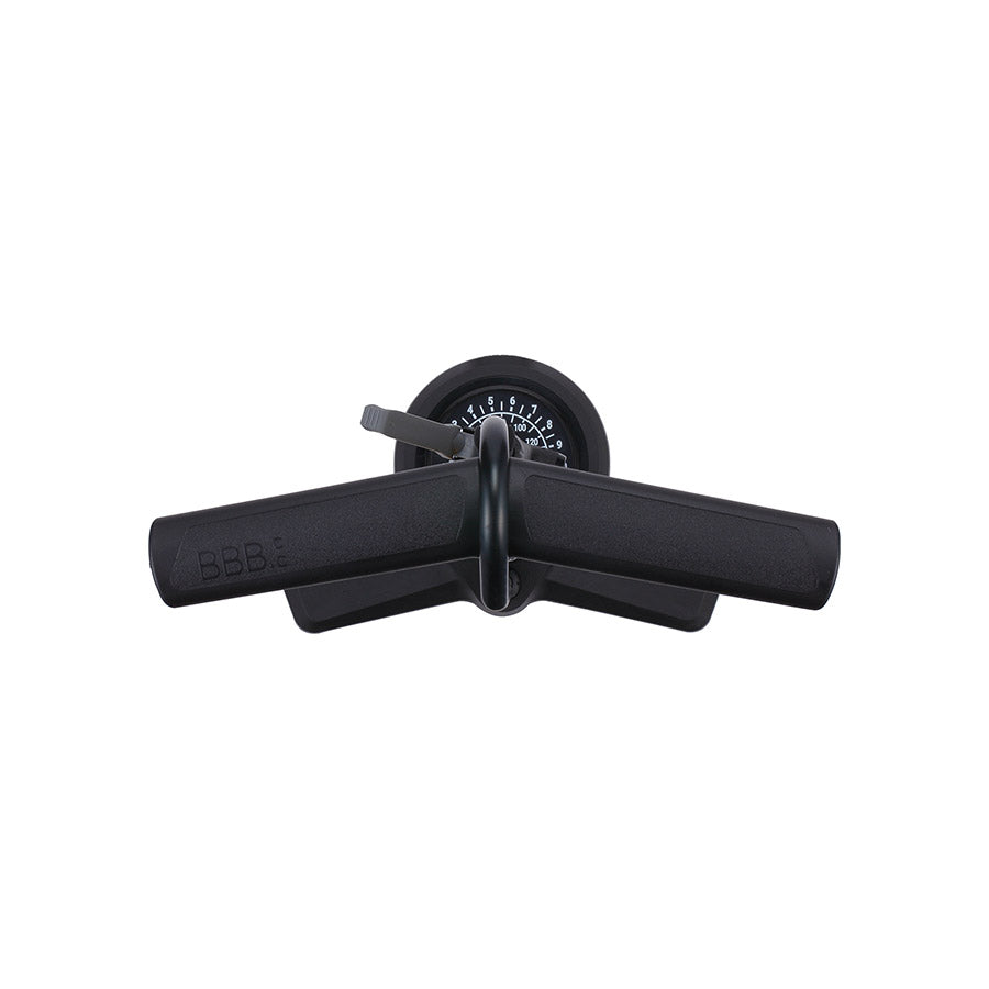 760627-01::5::760627-01::BBB Cycling, BFP-28 AirBoost, Pompe à pied, Dual Valve Head, 160psi, Noir