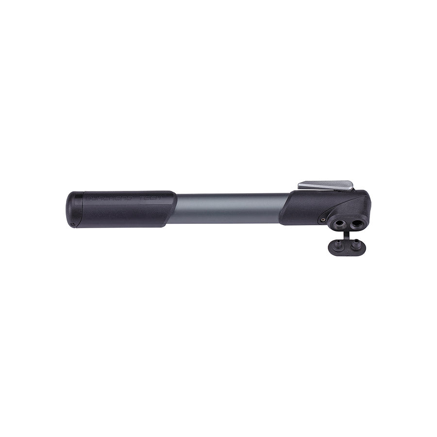 760632-01::1::760632-01::BBB Cycling, BMP-55 WindRush, Pompe, 250mm, 100psi, Dual Valve Head, Gris