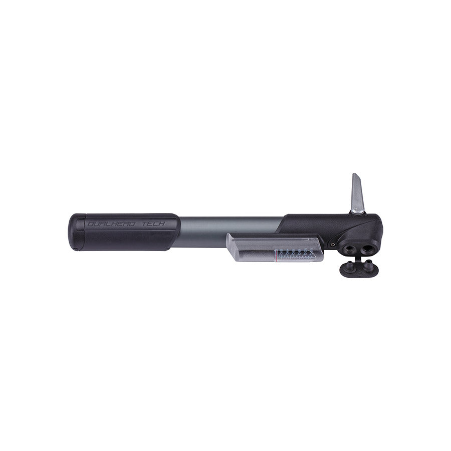 760633-01::2::760633-01::BBB Cycling, BMP-57 WindGun, Pompe, 100psi, Dual Valve Head, Gris