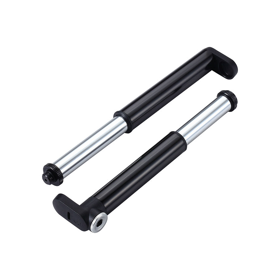 760635-01::2::760635-01::BBB Cycling, BMP-102 DoubleShot, Pompe, 120mm, 116psi, Press-fit, Noir
