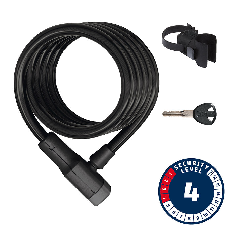 810242-01::0::810242-01::Abus, Booster 6512K, Câble avec serrure à clé, 12mm x 180cm (12mm x 5.9')
