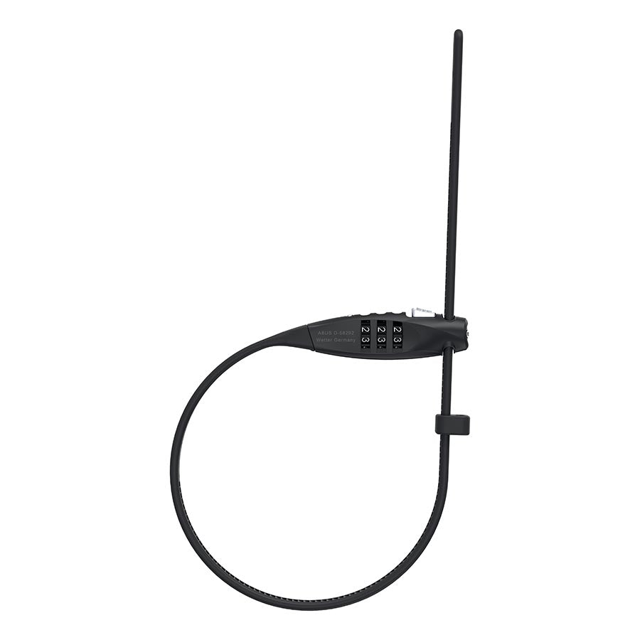 810575-01::0::810575-01::Abus, Combiflex TravelGuard, Cadenas à câble, Combinaison, 4mm, 45cm, Noir