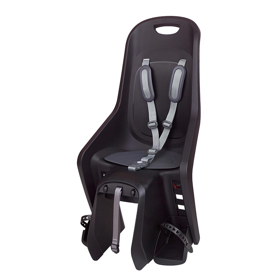 830104-01::0::830104-01::Polisport, Bubbly Maxi + CFS, Siège de bébé, Sur support arrière (non inclus), Noir/Gris Foncé, Noir