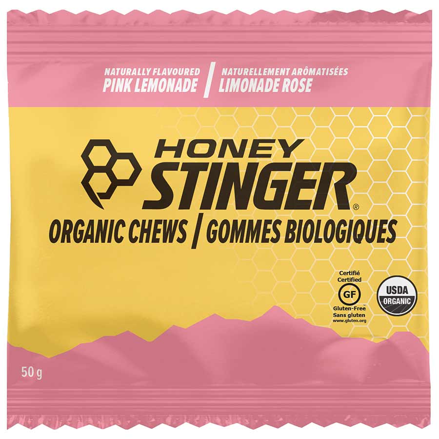 840032-05::0::840032-05::Honey Stinger, Organic, Jujubes énergétiques, Boîte de 12 x 50g, Limonade