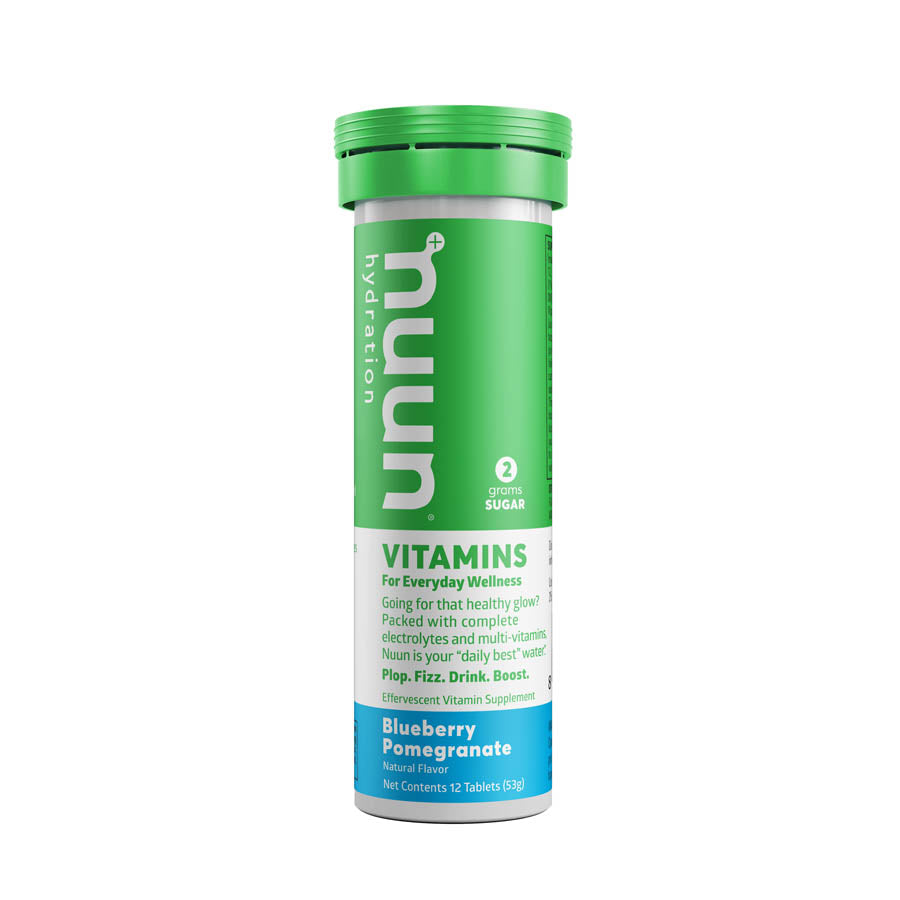 840368-01::0::840368-01::Nuun, Vitamins, Poudre, Bleuets/Grenade, Boîte de 8, 12 portions
