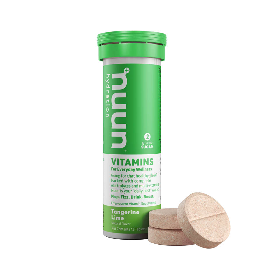 840368-02::1::840368-02::Nuun, Vitamins, Poudre, Tangerine/Lime, Boîte de 8, 12 portions