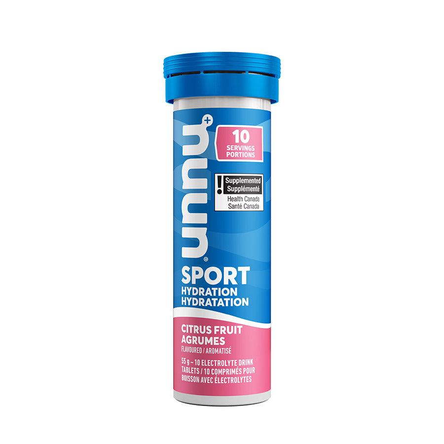 840508-01::0::840508-01::Nuun, Sport, Poudre, Agrûmes, Boîte de 8, 10 portions, 8pcs