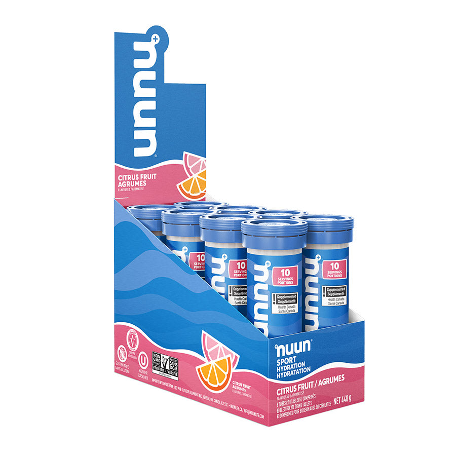 840508-01::2::840508-01::Nuun, Sport, Poudre, Agrûmes, Boîte de 8, 10 portions, 8pcs