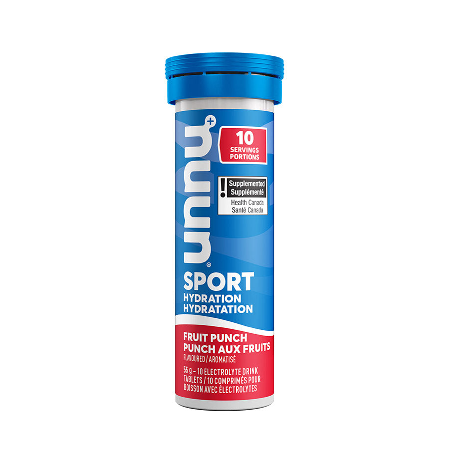 840508-02::0::840508-02::Nuun, Sport, Poudre, Punch aux fruits, Boîte de 8, 10 portions, 8pcs