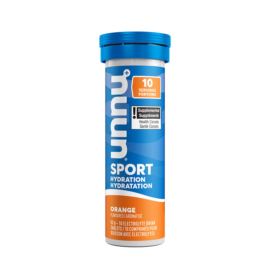 840508-05::0::840508-05::Nuun, Sport, Poudre, Orange, Boîte de 8, 10 portions, 8pcs