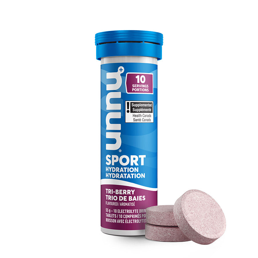 840508-07::1::840508-07::Nuun, Sport, Poudre, Tri-Berry, Boîte de 8, 10 portions, 8pcs