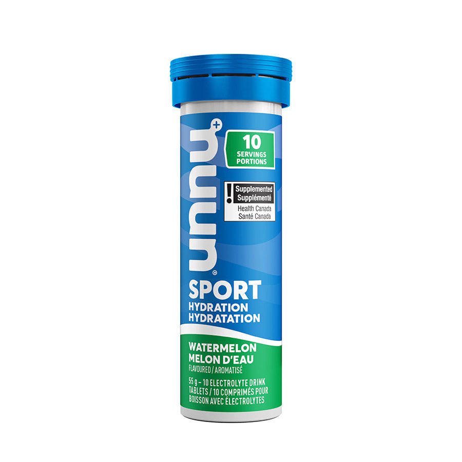 840508-09::0::840508-09::Nuun, Sport, Poudre, Melon d'eau, Boîte de 8, 10 portions, 8pcs