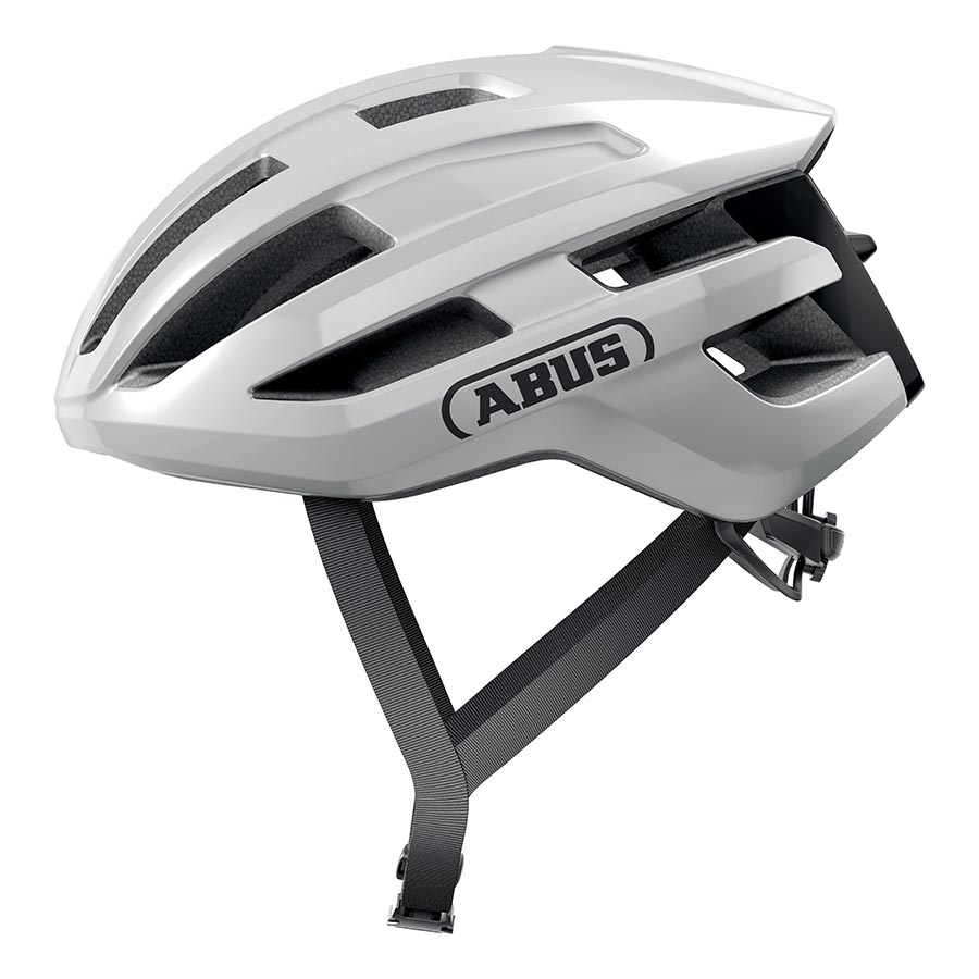 850551-03-L::0::850551-03-L::Abus, PowerDome, Casque, L, 57 - 61cm, Blanc Lustré