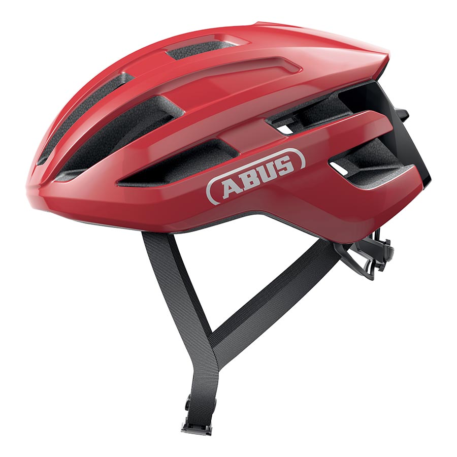 850551-05-M::0::850551-05-M::Abus, PowerDome, Casque, M, 54 - 58cm, Rouge Brasier