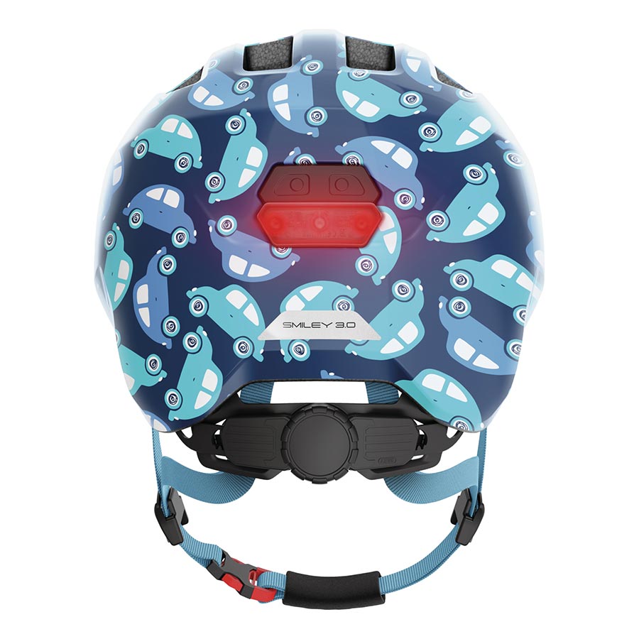 850556-03-M::2::850556-03-M::Abus, Smiley 3.0 LED, Casque, M, 50 - 55cm, Voiture Bleue