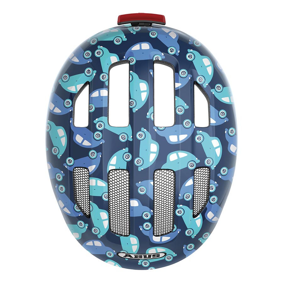 850556-03-S::3::850556-03-S::Abus, Smiley 3.0 LED, Casque, S, 45 - 50cm, Voiture Bleue