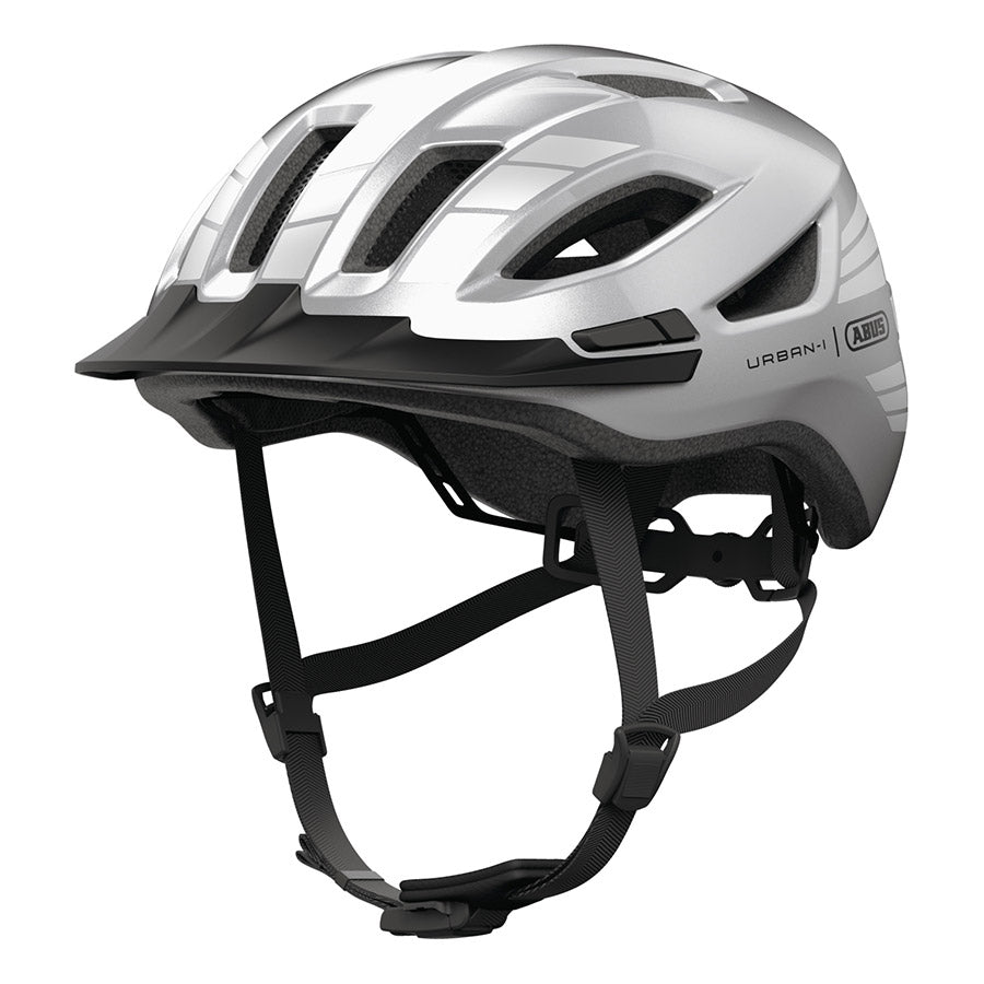 850607-01-S::1::850607-01-S::Abus, Urban-I 4.0 LR, Casque, S, 51 - 55cm, Argent Signal