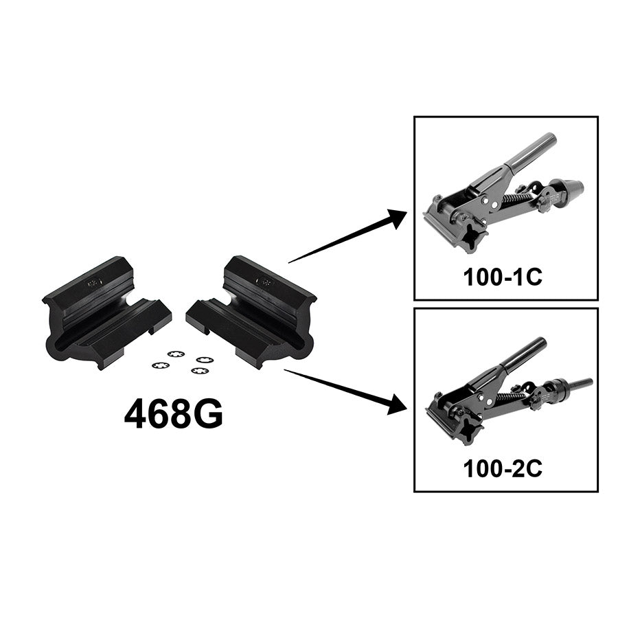 900097-01::0::900097-01::Park Tool, FB##Garniture De Machoire 468G avec Double Rainure Pour PCS-1 & PCS-2, Gris