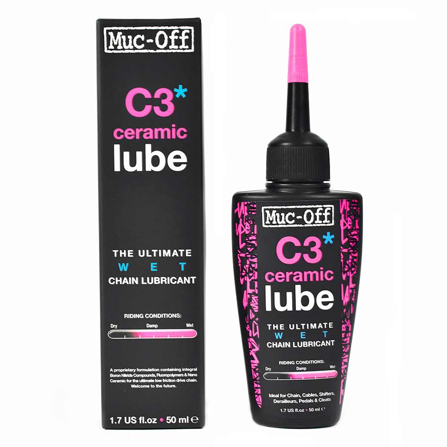 900931-01::0::900931-01::Muc-Off, C3 Wet Ceramic, Lubrifiant à chaîne, 50ml
