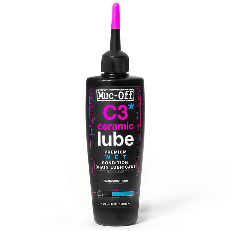 900931-02::3::900931-02::Muc-Off, C3 Wet Ceramic, Lubrifiant à chaîne, 120ml