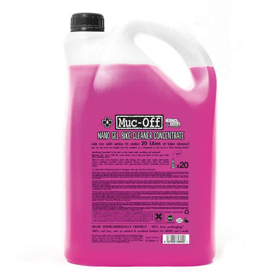 901007-03::0::901007-03::Muc-Off, Nano Tech, Nettoyant de vélo en gel concentré, 5L