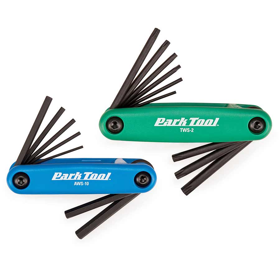 901726-01::0::901726-01::Park Tool, FWS-2, Jeu de clé pliables, Inclus 1x AWS-10 et 1x TWS-2