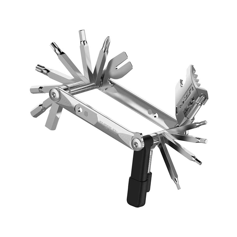 901990-02::2::901990-02::Lezyne, Super SV23, Multi-Outil, Nombre D'Outils: 23, Argent