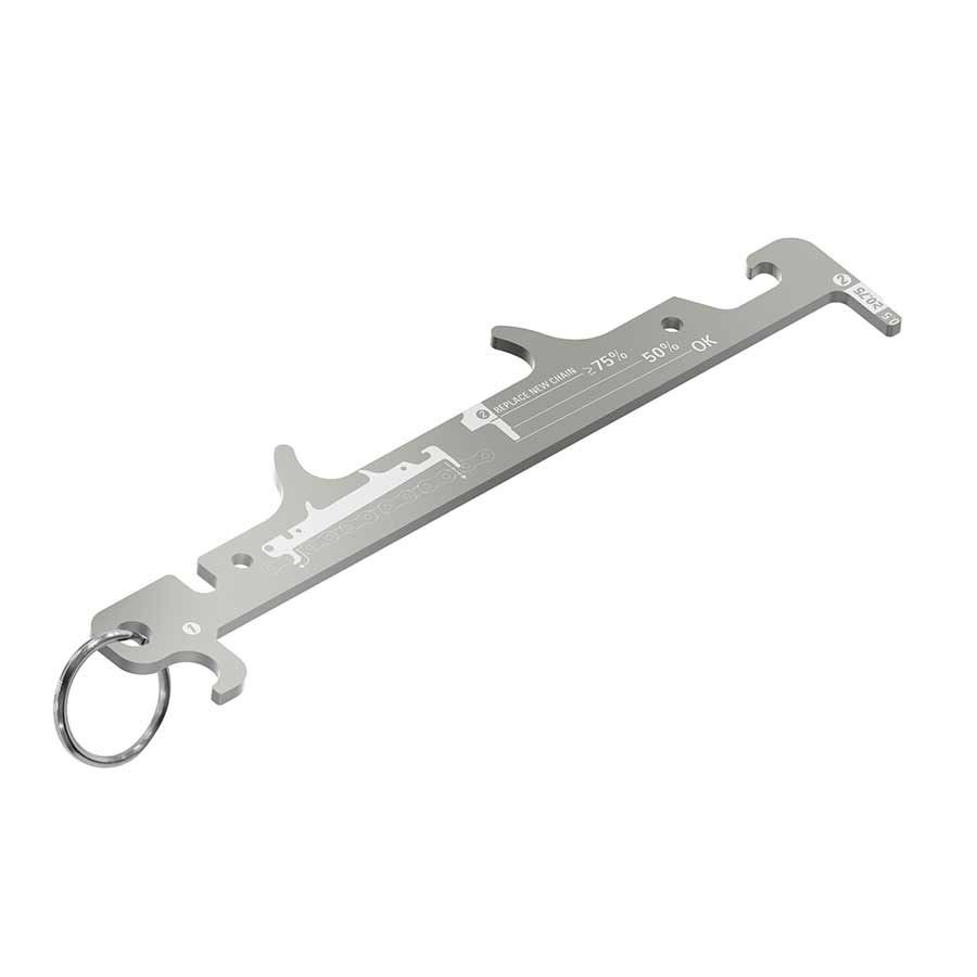 902033-01::1::902033-01::Lezyne, Vérificateur de chaîne, Outil à chaînes, Compatibilité: 5-12 vit.