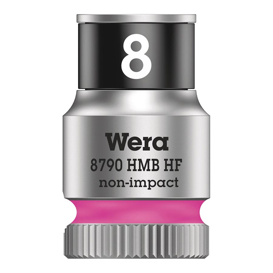 902249-02::0::902249-02::Wera, 8790 HMB HF Zyklop, Prise 3/8'', Douilles 8.0mm avec HF