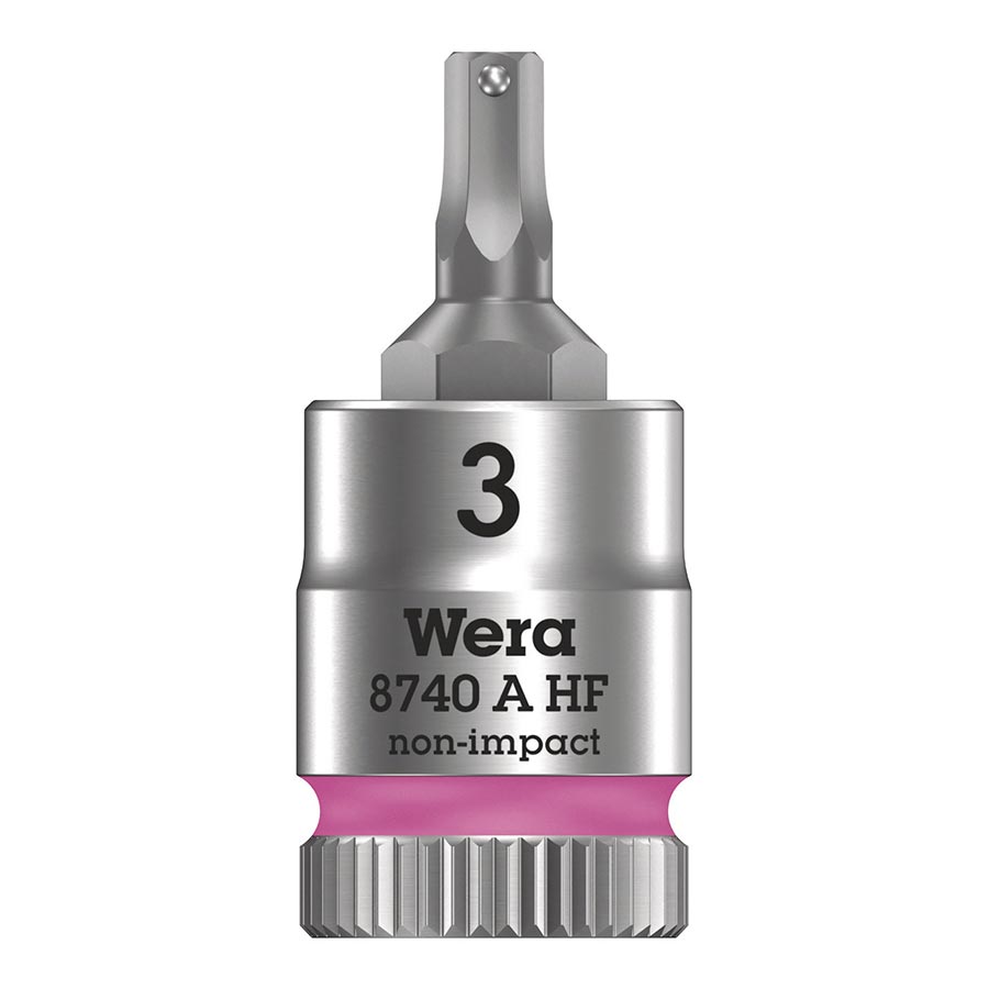 902278-01::0::902278-01::Wera, 8740A HF Zyklop, Prise 1/4'', Hex 3.0 x 28mm avec HF