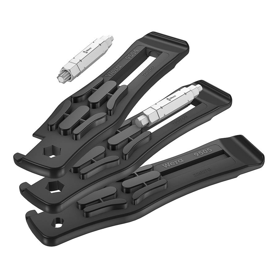 902585-01::0::902585-01::Wera, Bicycle Set 15, Multioutil, Nombre d'outils: 8, Hex: 2.5, 3, 4, 5, 6mm Torx: 25 Valve core tools, Ensemble