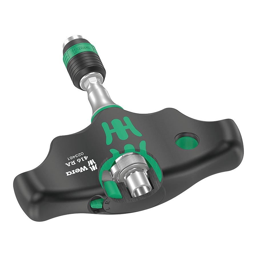902587-01::0::902587-01::Wera, 416 RA T-Handle , Tournevis, Action de cliquet G et D