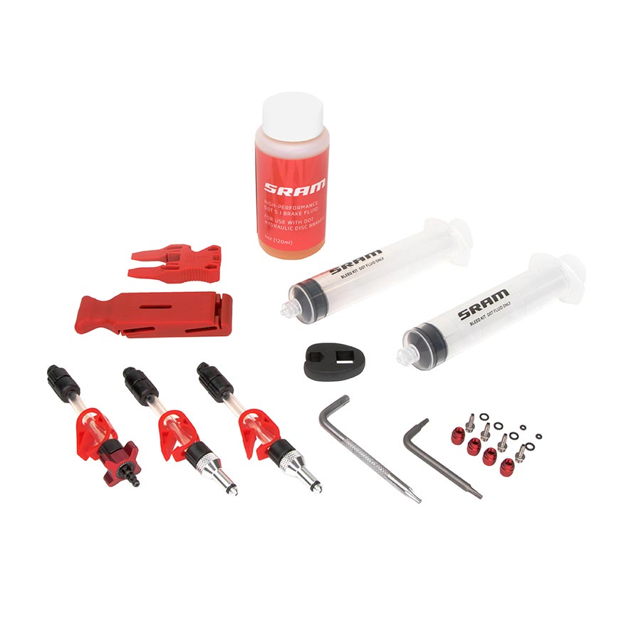 902645-01::0::902645-01::SRAM, Standard DOT Bleed Kit v2, Avec fluide, Kit