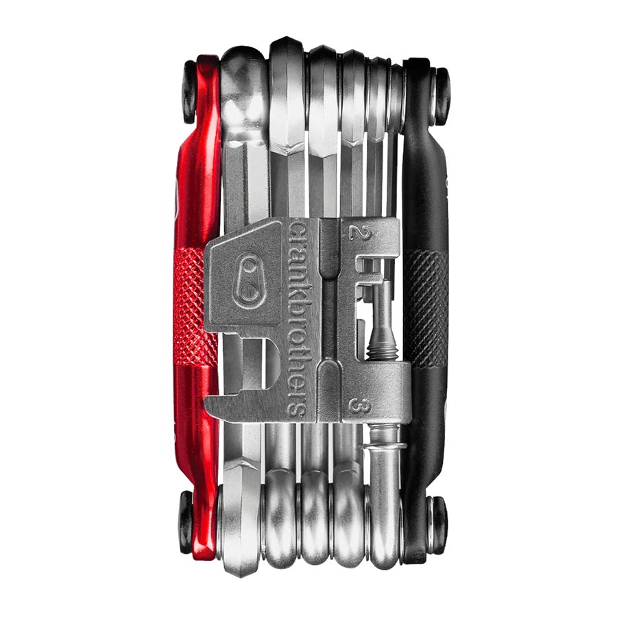 902877-01::0::902877-01::crankbrothers, Multi 17, Multioutil, Nombre d'outils: 17, Noir/Rouge