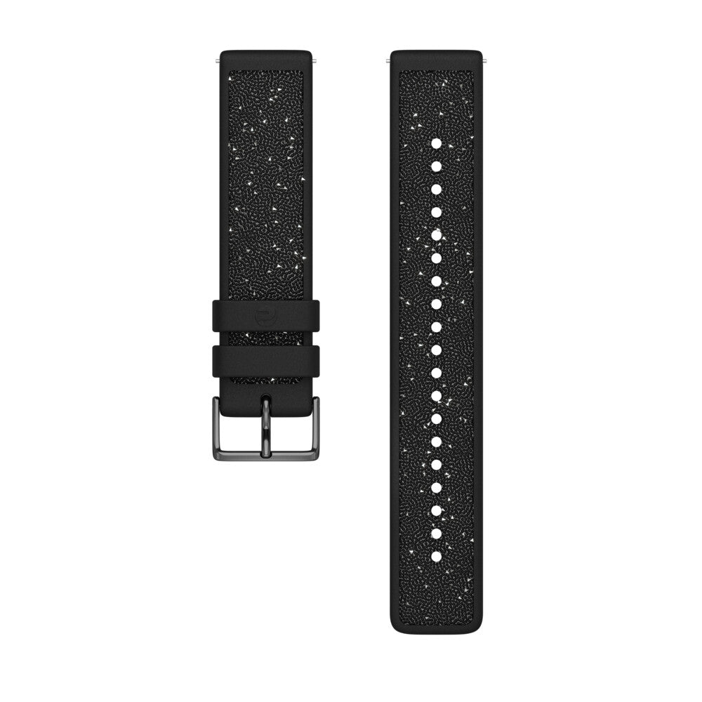 PL-910106998::0::PL-910106998::POLAR BRACELET 20MM FKM OBSIDIAN CRYSTAL BLACK S