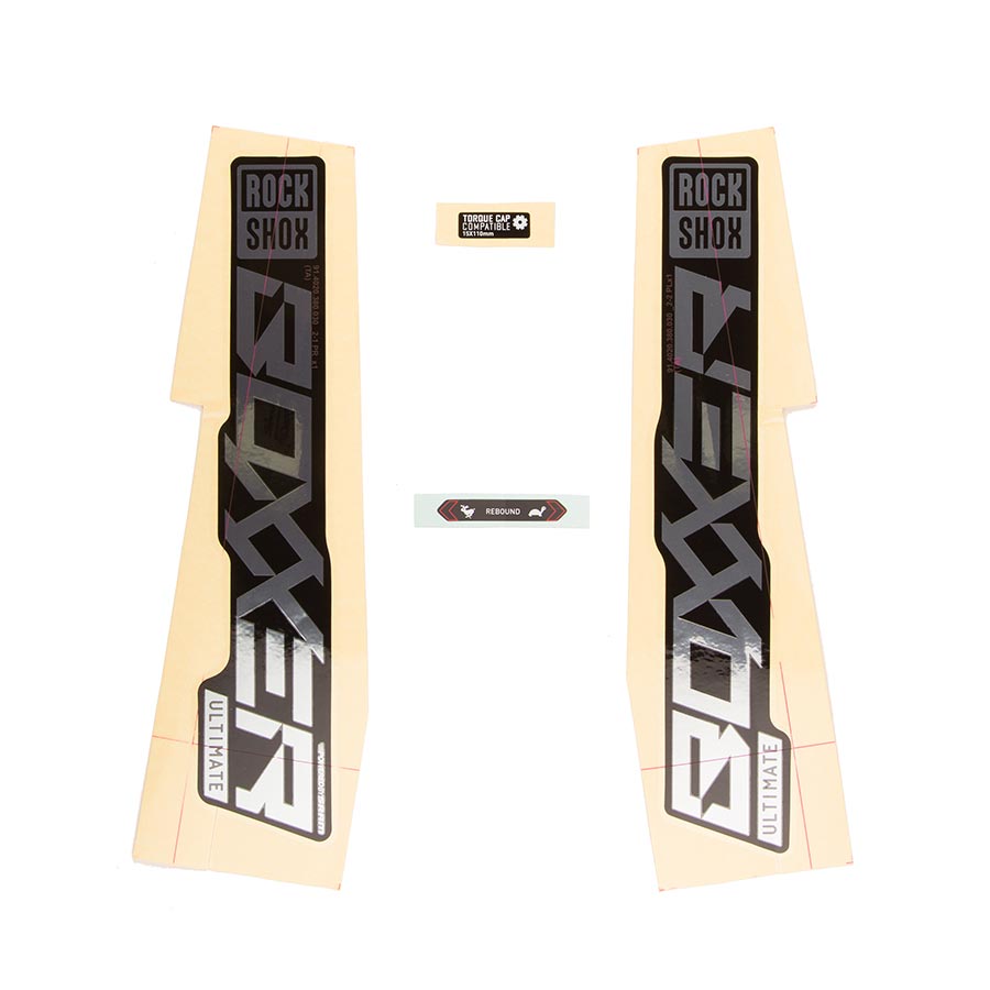 942942-01::0::942942-01::RockShox, Autocollants pour Boxxer ULT Polar/Black, 11.4018.105.003