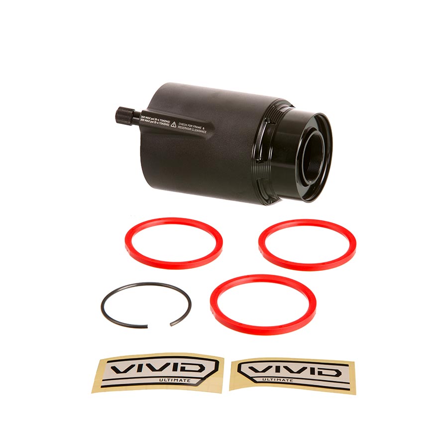 943134-02::0::943134-02::RockShox, Réservoir d'air pour Vivid C1, Réservoir d'air pour amortisseur, 185/210X47.5-55mm