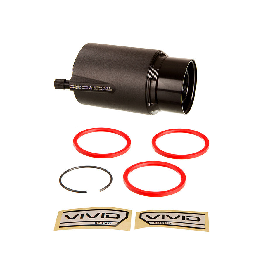943134-03::0::943134-03::RockShox, Réservoir d'air pour Vivid C1, Réservoir d'air pour amortisseur, 205/230X57.5-65mm