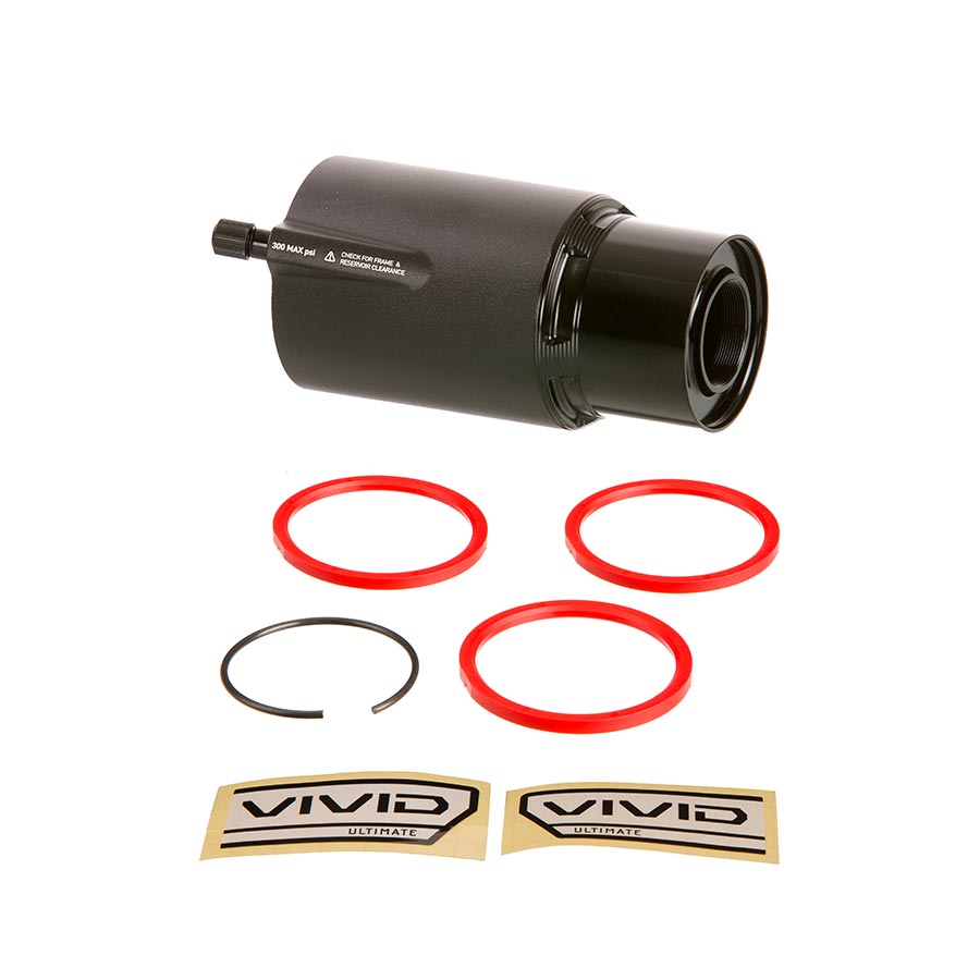 943134-04::0::943134-04::RockShox, Réservoir d'air pour Vivid C1, Réservoir d'air pour amortisseur, 225/250X67.5-75mm