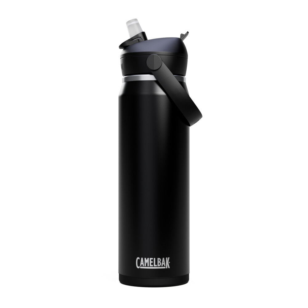 C-2856001075::0::C-2856001075::THRIVE FLIP STRAW ACIER INOX. ISOLÉ 750ML NOIR
