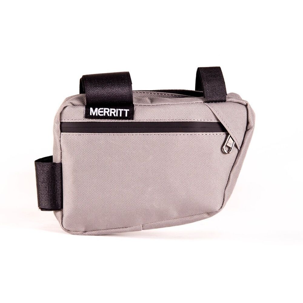 ME-120087ZZ::0::ME-120087ZZ::MERRITT CORNER POCKET FRAME BAG GREY