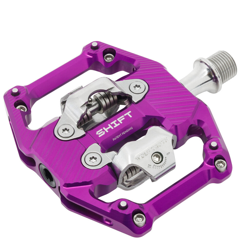 WO-SHIFT-CLPS-PRU::0::WO-SHIFT-CLPS-PRU::SHIFT DOWNHILL CLIPLESS PEDALE VIOLET