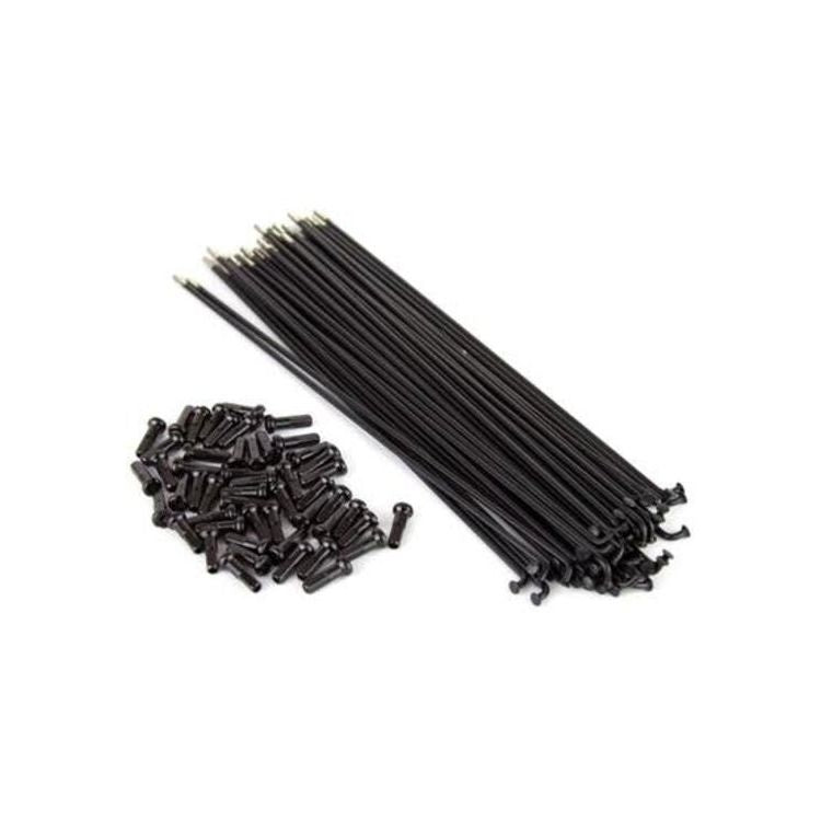 TO-SKTA001-BK1-1840::0::TO-SKTA001-BK1-1840::TALL ORDER DOUBLE BUTTED SPOKES 184MM