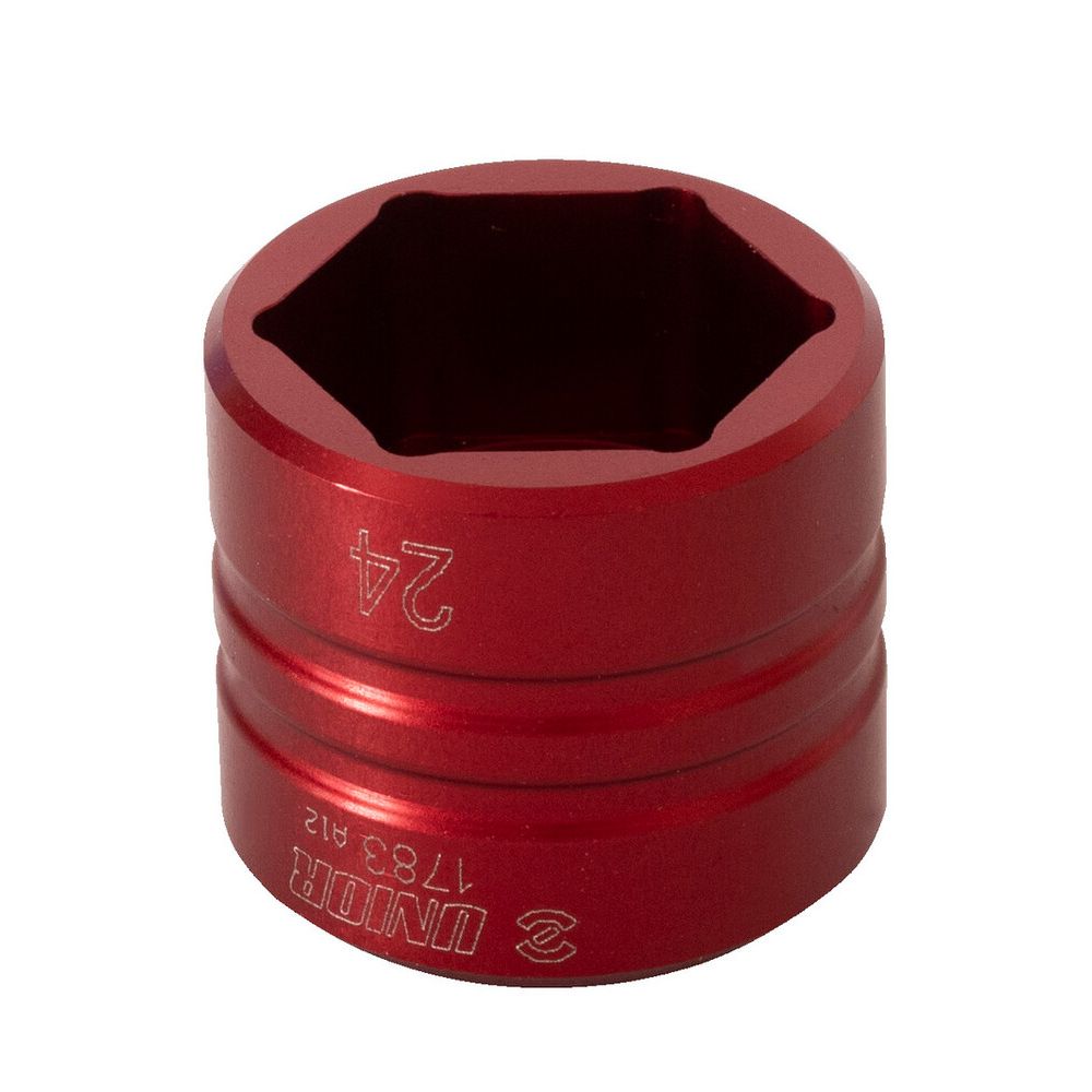 U-629823::0::U-629823::UNIOR SUSPENSION SOCKET 24MM ANO RED