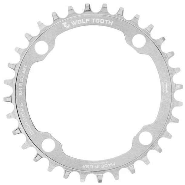 WO-10432-B-PLT::0::WO-10432-B-PLT::104 BCD PLATEAU 32T DROP-STOP B ARGENT
