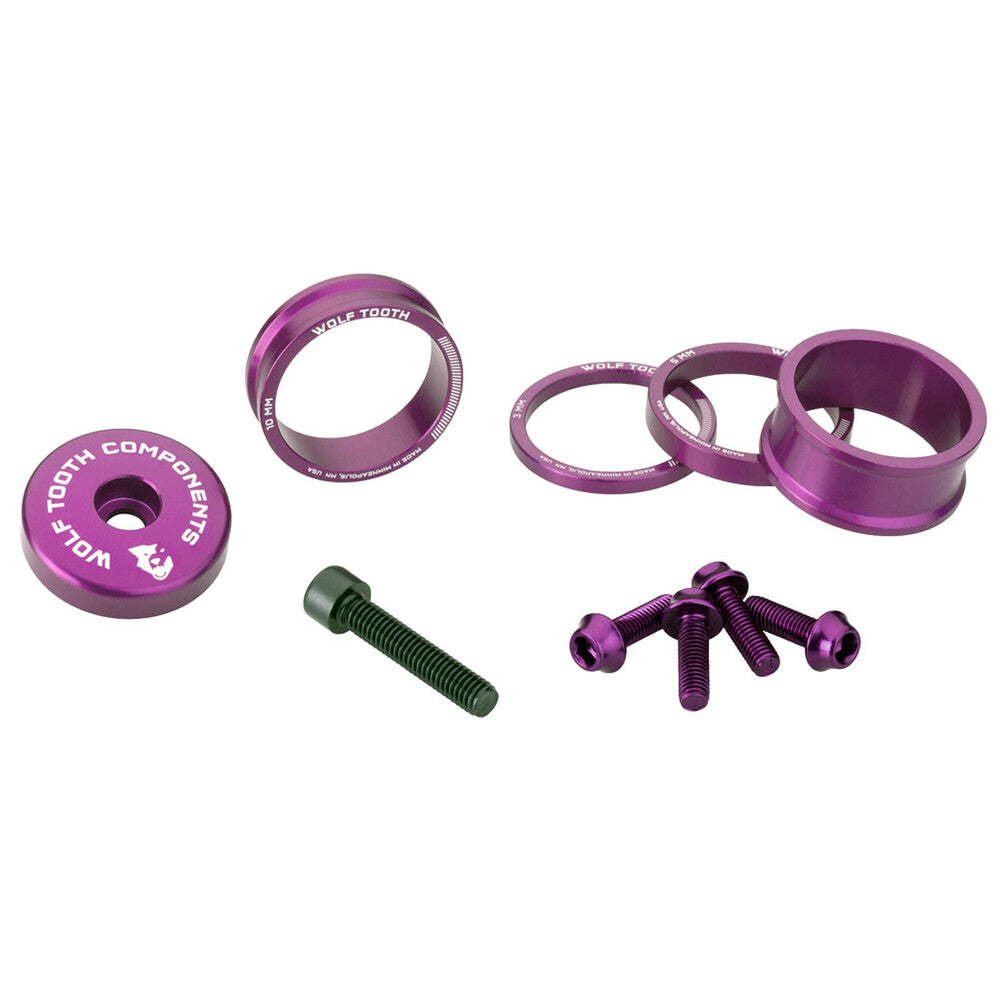 WO-BLINGKIT-PRU::0::WO-BLINGKIT-PRU::WOLF TOOTH KIT BLING ANODISÉ ULTRAVIOLET