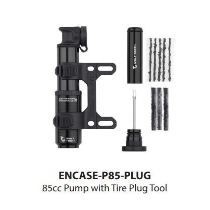 WO-ENCASE-P40-PLUG::0::WO-ENCASE-P40-PLUG::ENCASE PUMP 40CC W TIRE PLUG TOOL